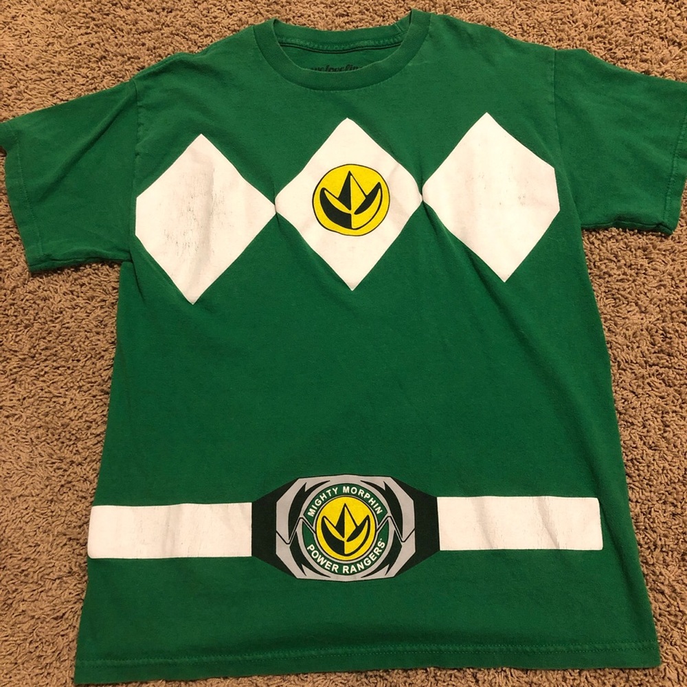 Green Mighty Morphin Power Rangers Shirt